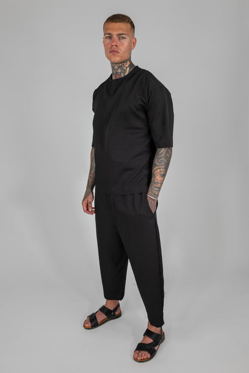 Aegean Breeze Set - Oversized T-Shirt/Balloon Pants